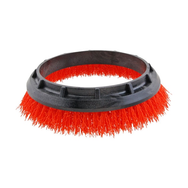 Brush, Scrub , 12", Orange, Orbiter